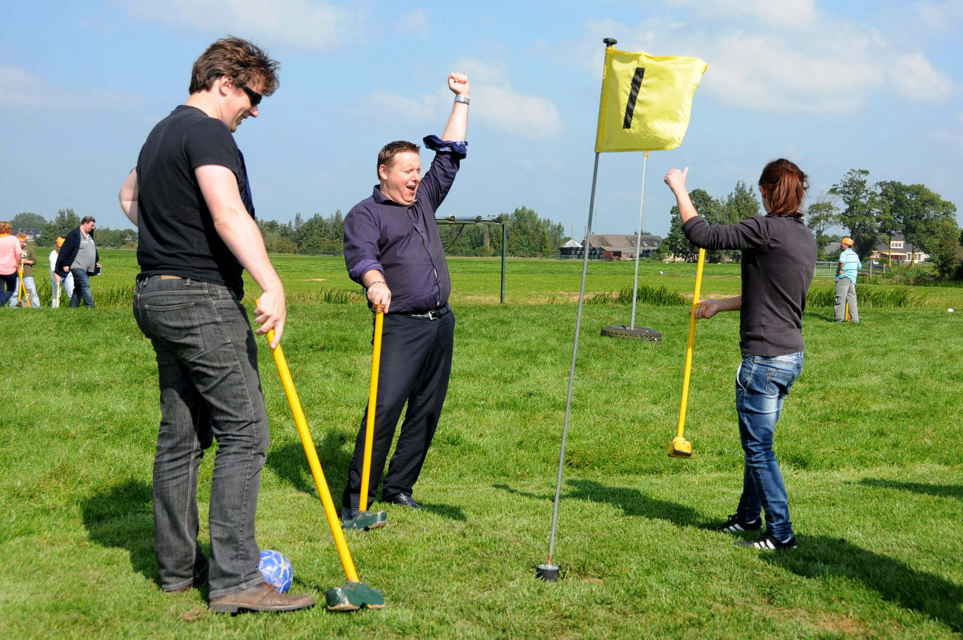 Klompengolfen volwassenen | Boerderij De Boerinn