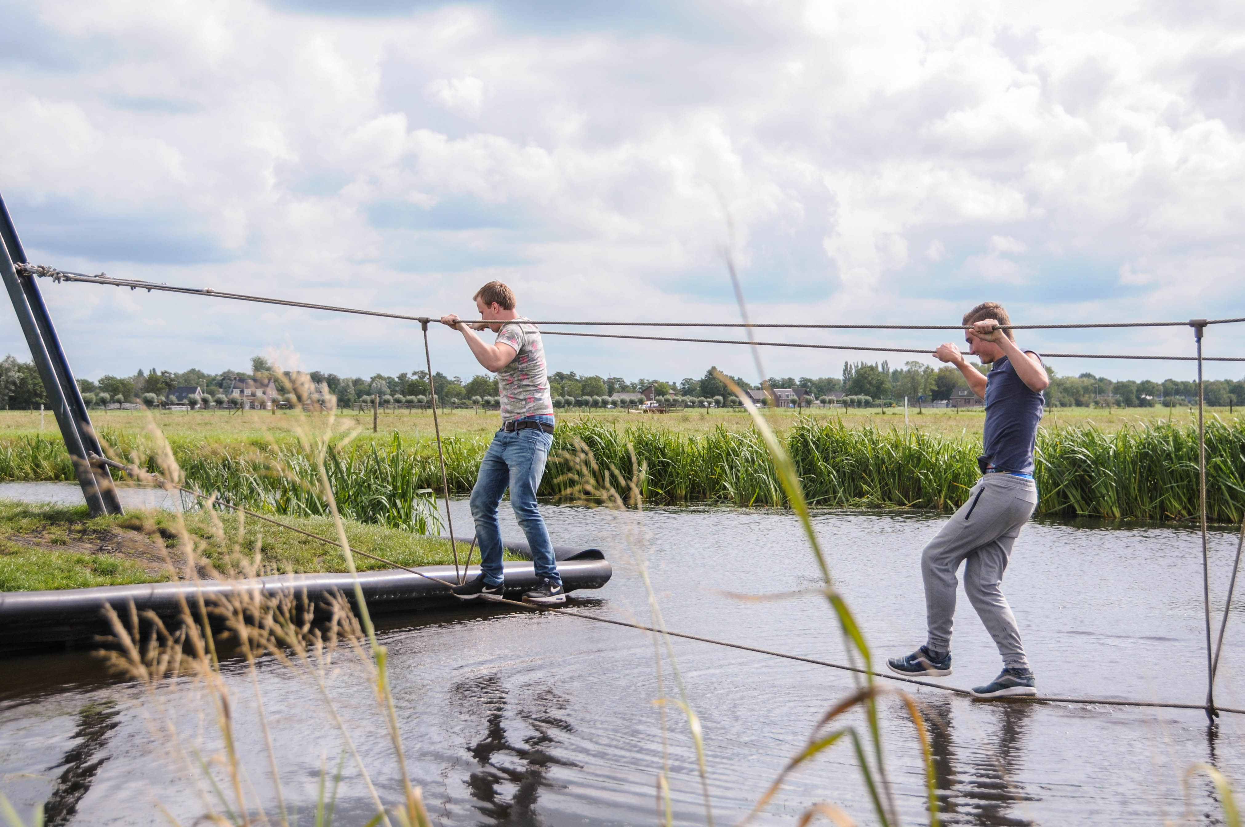 Poldersporten tijdens een schoolreisje | Boerderij de Boerinn