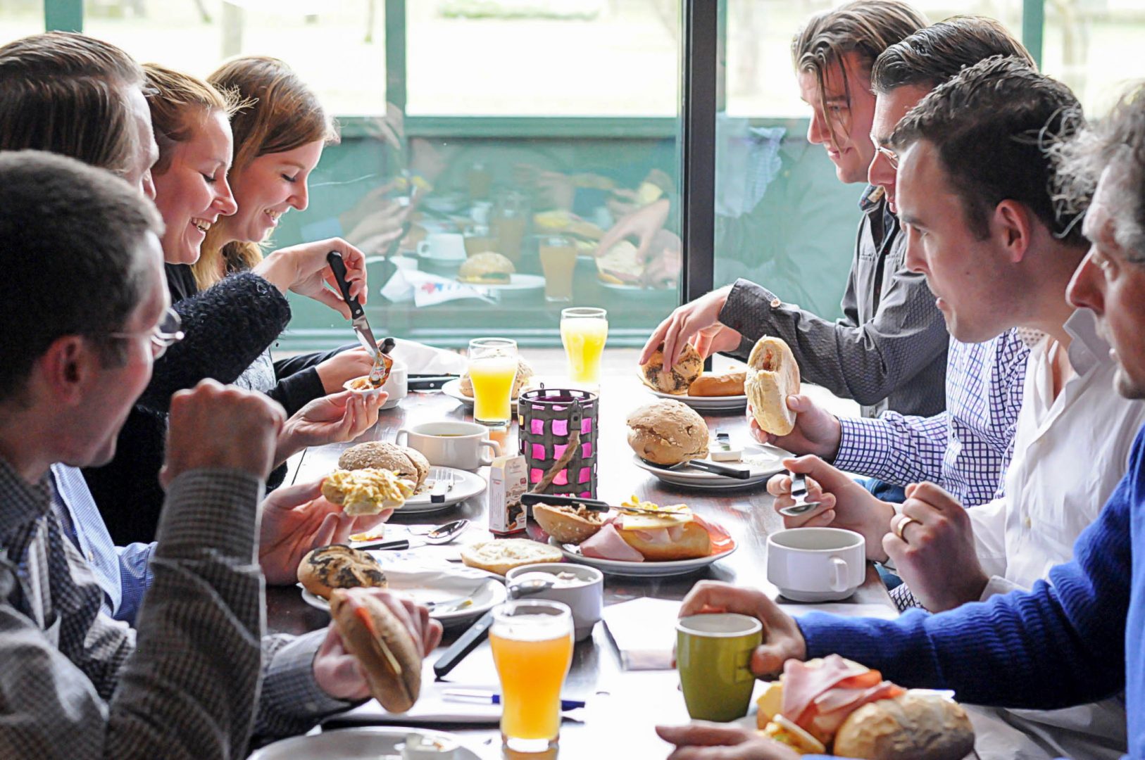lunchen bij boerderij de boerinn