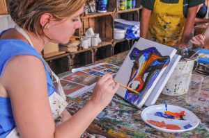 Creatieve activiteit schilderen | Boerderij De Boerinn