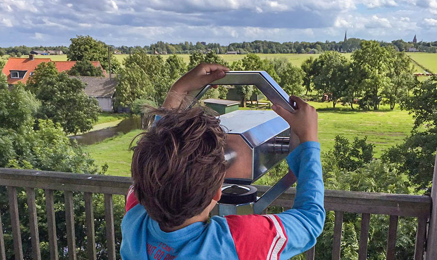 Klimmen in de uitkijktoren | Boerderij de Boerinn