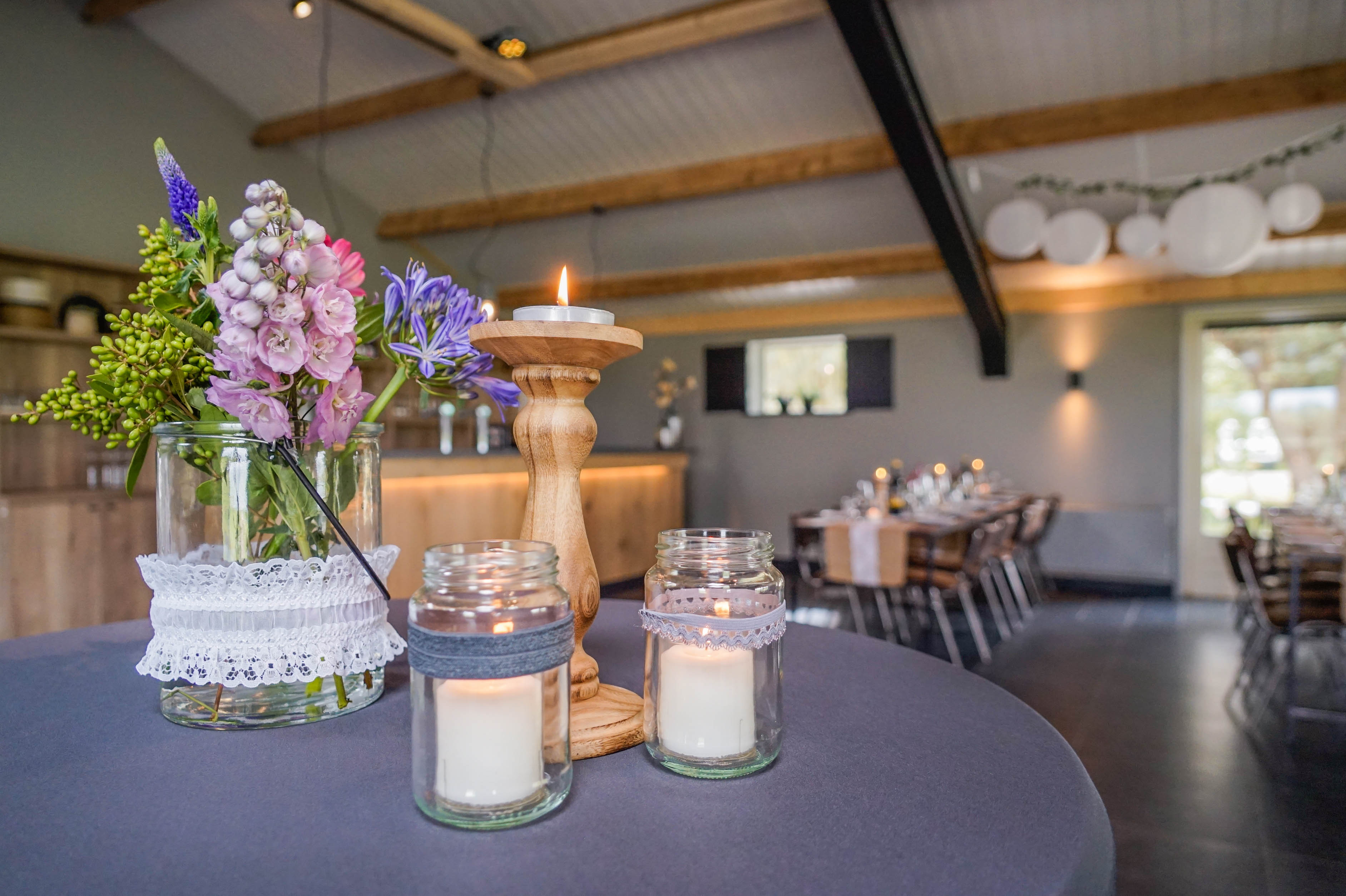Trouwverlichting voor op tafel