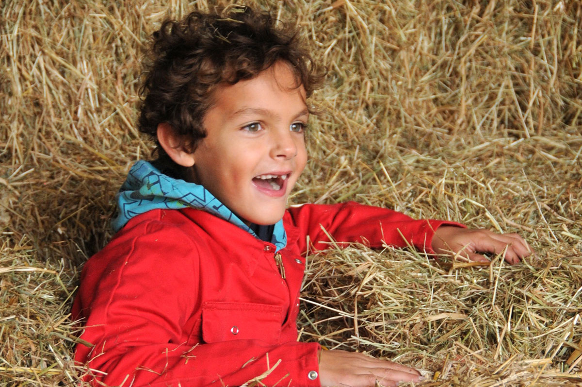 Spelen in hooi | Boerderij de Boerinn