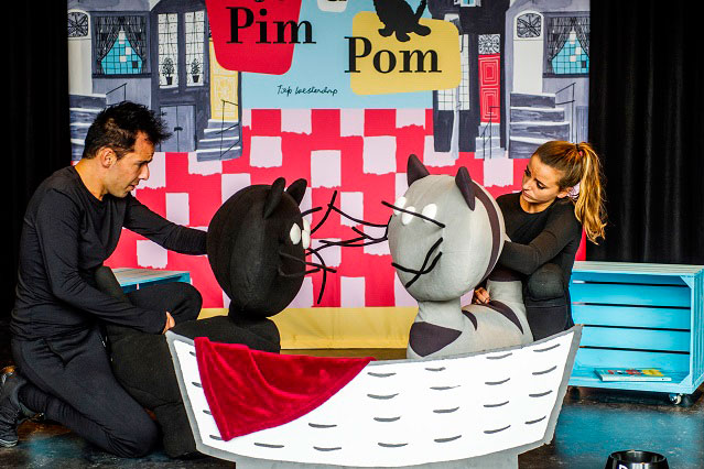 Pim en Pom bij Boerderij de Boerinn