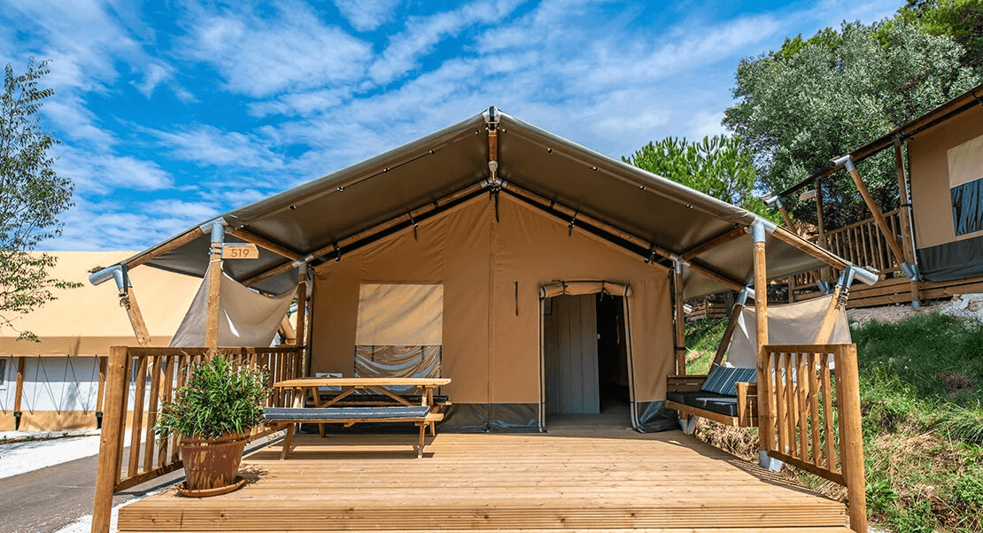 Safaritent huren bij camping De Boerinn