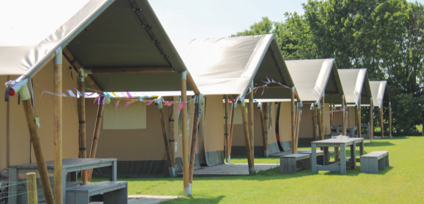 Safaritenten bij Camping De Boerinn