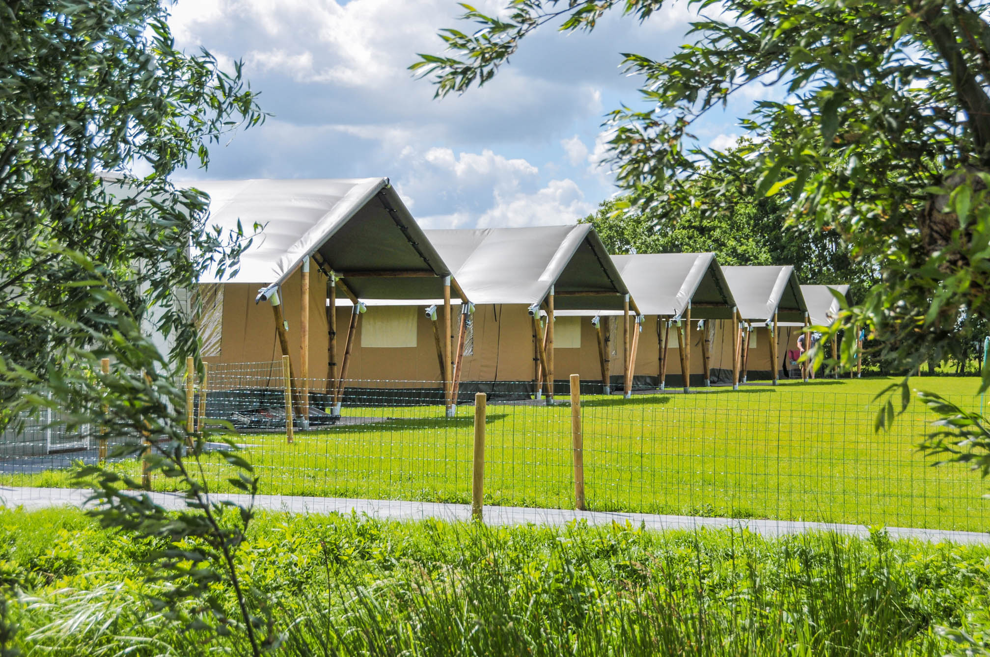 Safaritenten op de camping | Boerderij De Boerinn