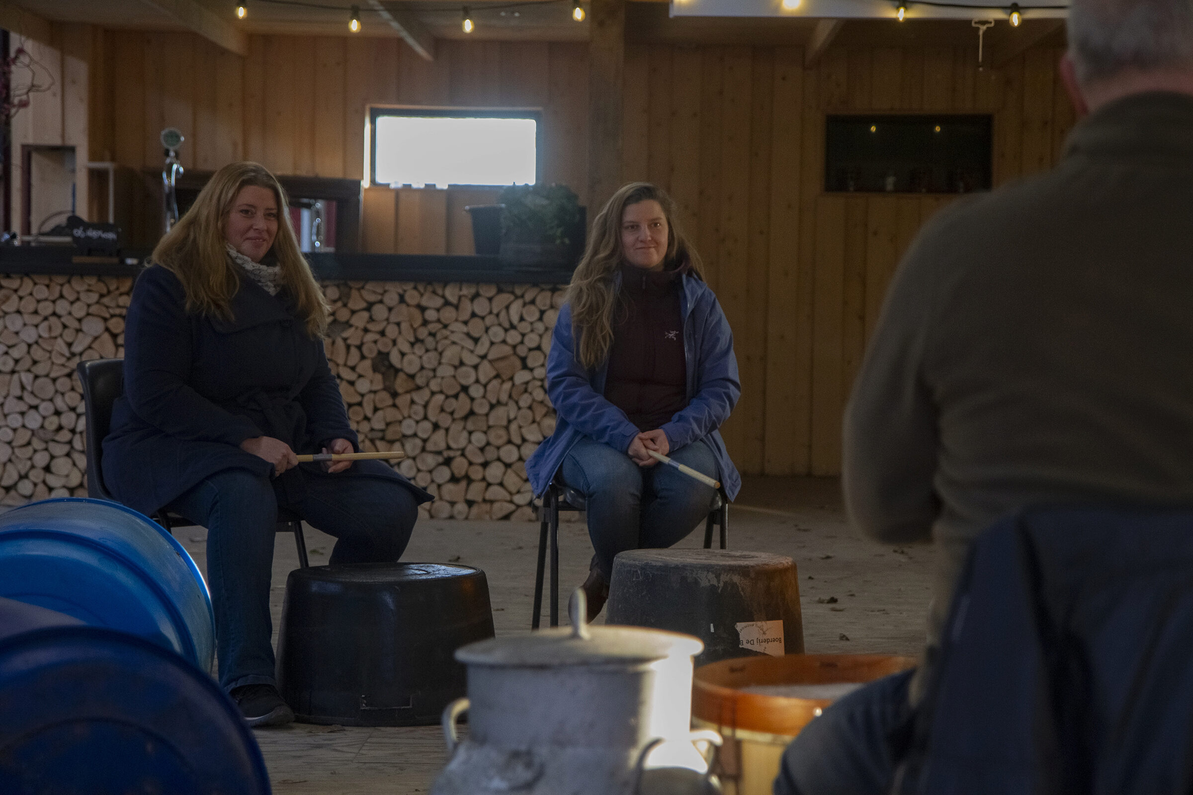 Polderdrummen bij Boerderij De Boerinn
