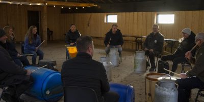 Polderdrummen 6 bij Boerderij De Boerinn