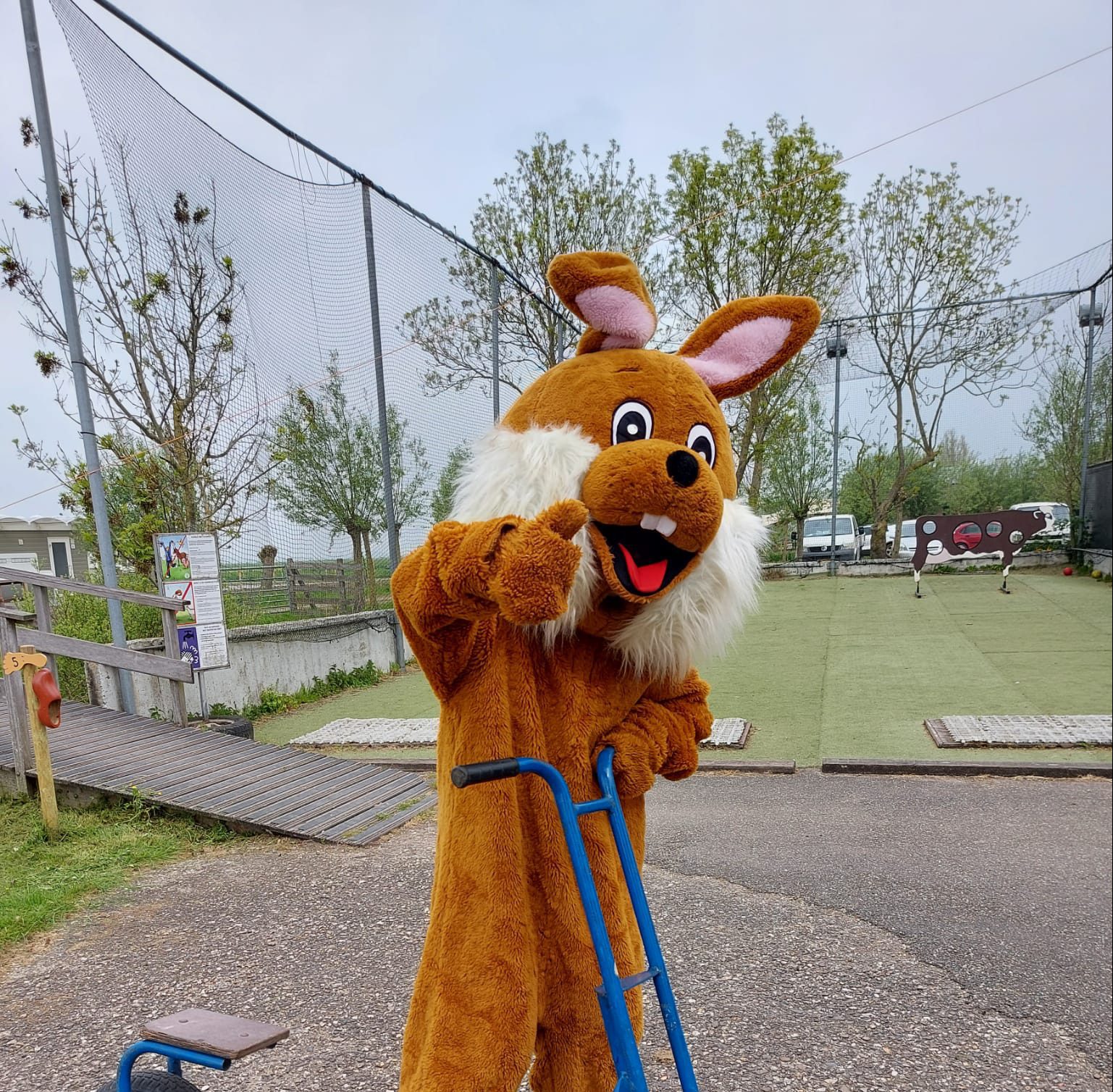 Konijn bij de lenteboerderij | Boerderij de Boerinn