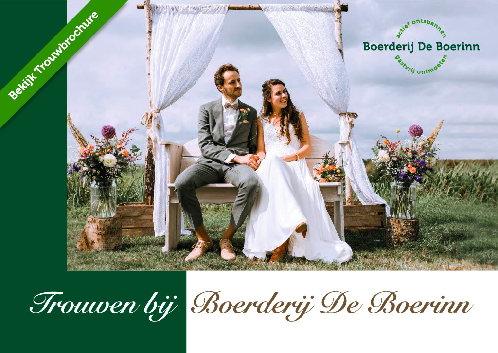 Bekijk de trouwbrochure van De Boerinn
