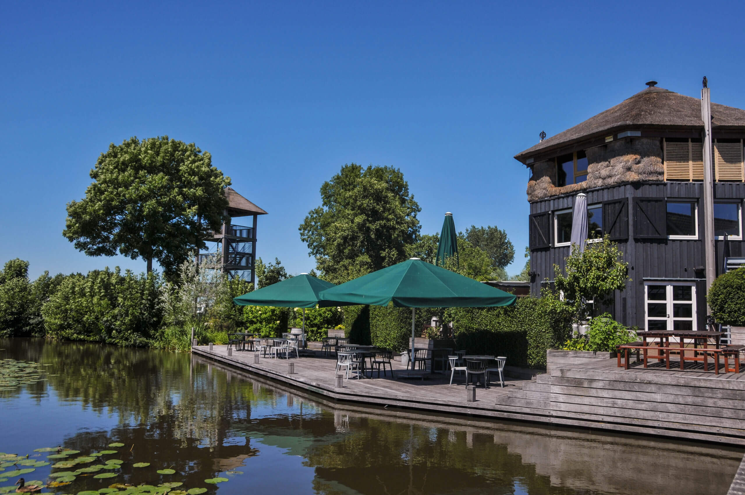 Terras bij Camping De Boerinn