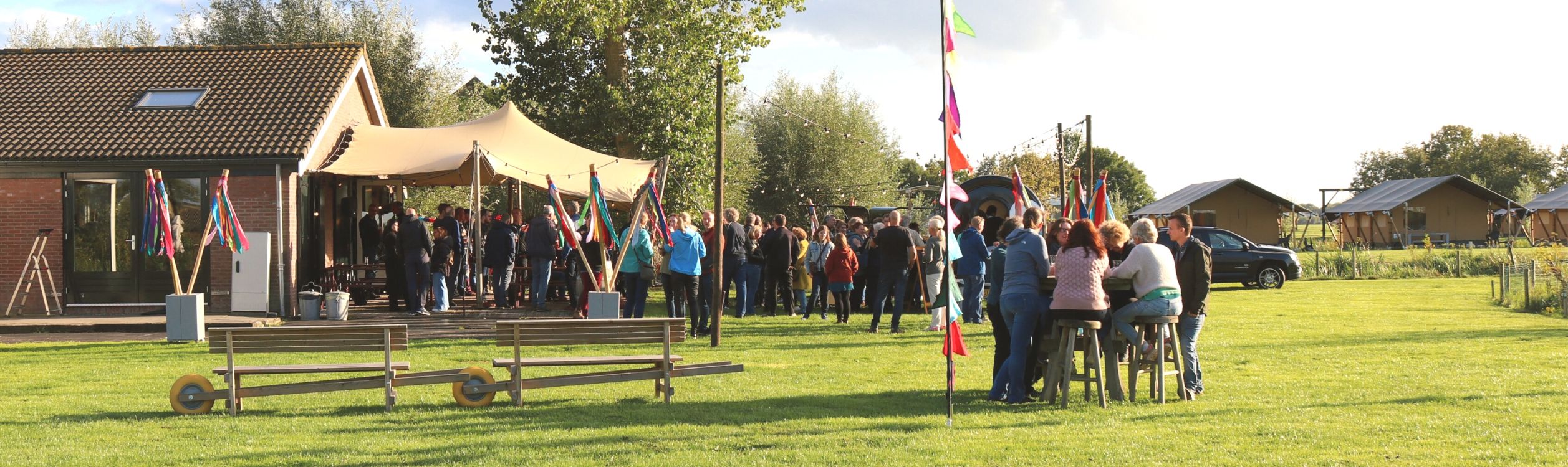 Bedrijfsfestival met stretchtenten | Boerderij De Boerinn