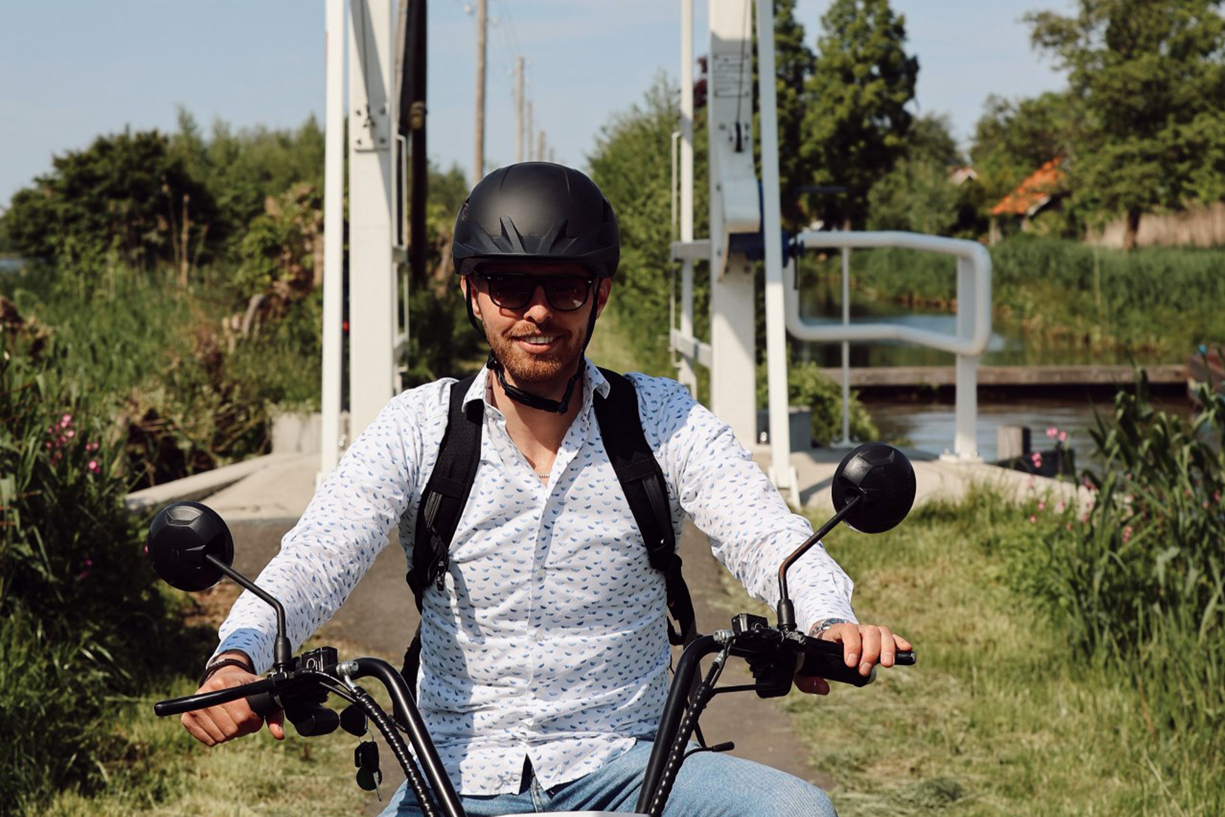 Rijden met de E-Chopper | Boerderij De Boerinn