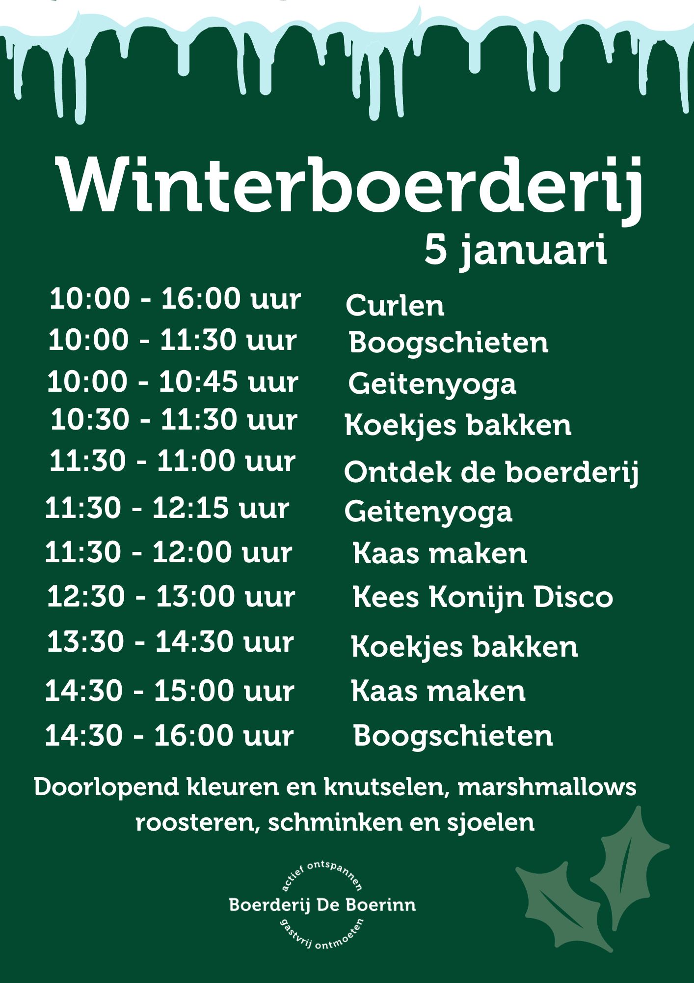 Programma Winterboerderij dag 3