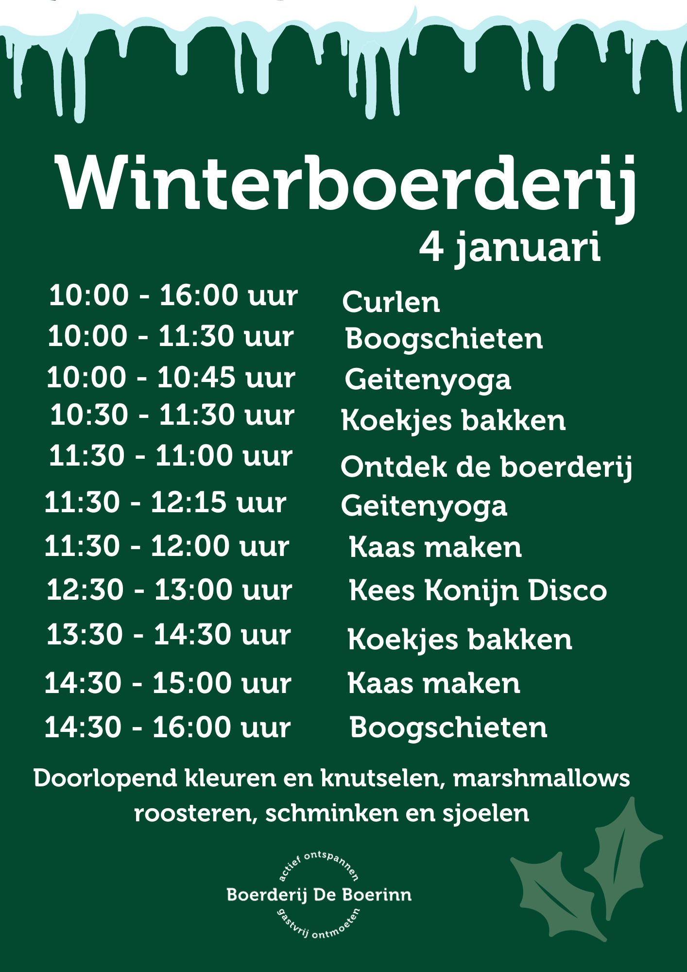 Programma Winterboerderij dag 2