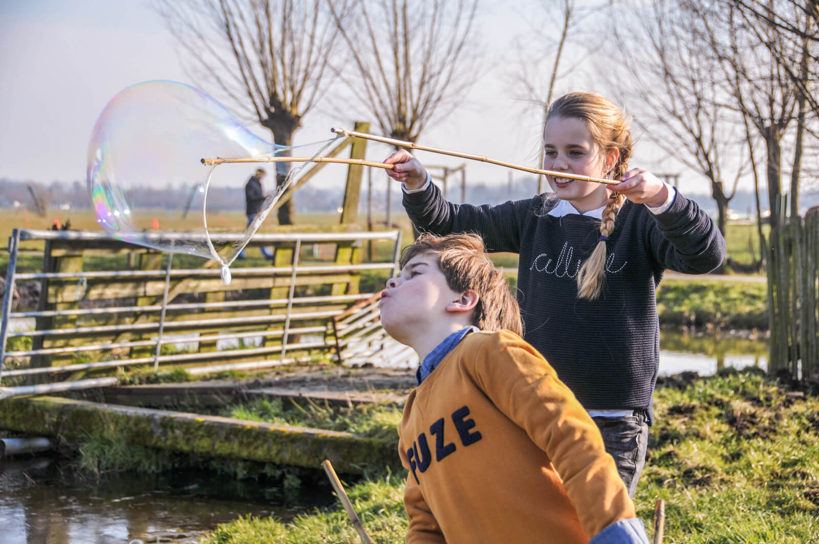 Lenteboerderij Bellen Blazen Boerderij De Boerinn