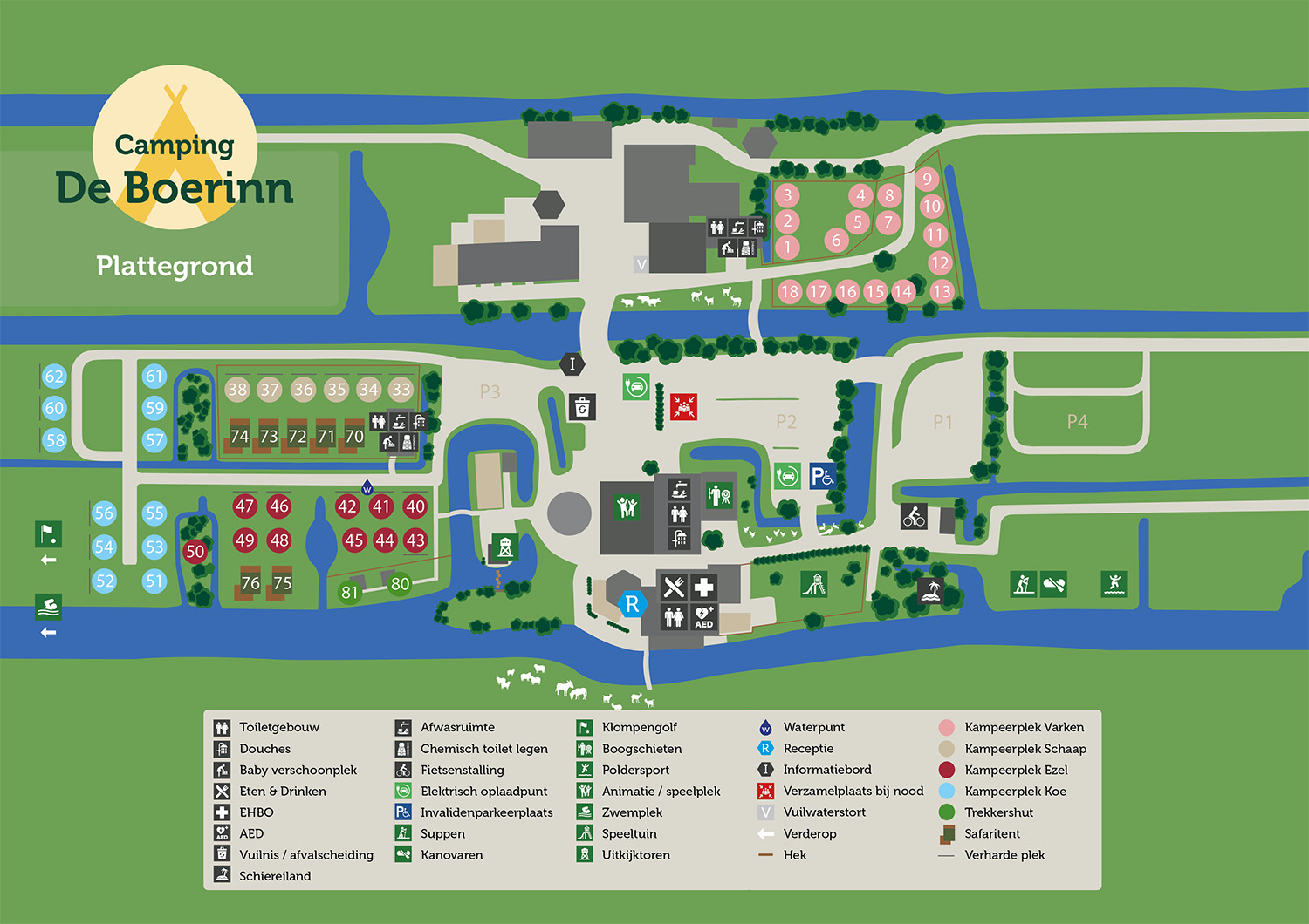 Plattegrond 2024 | Boerderij De Boerinn