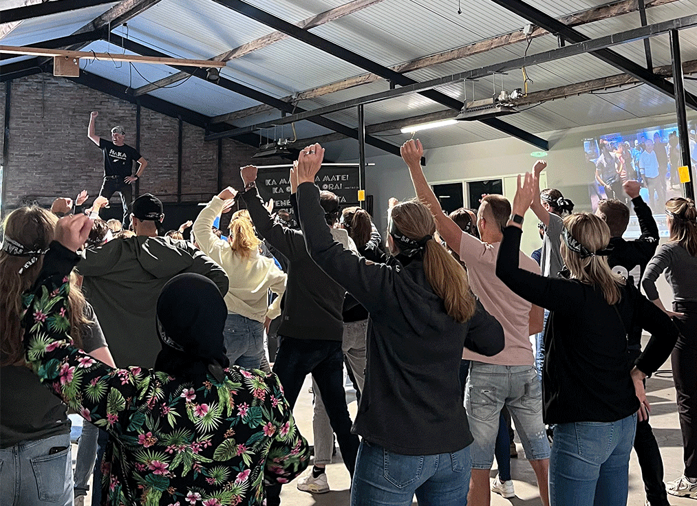Volg een Haka-workshop met vrienden, familie en collega's