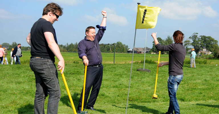 Bedrijfsuitje klompengolf | Boerderij De Boerinn