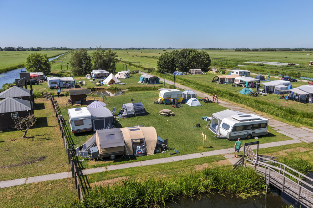 Tenten op de campingplaatsen | Boerderij De Boerinn