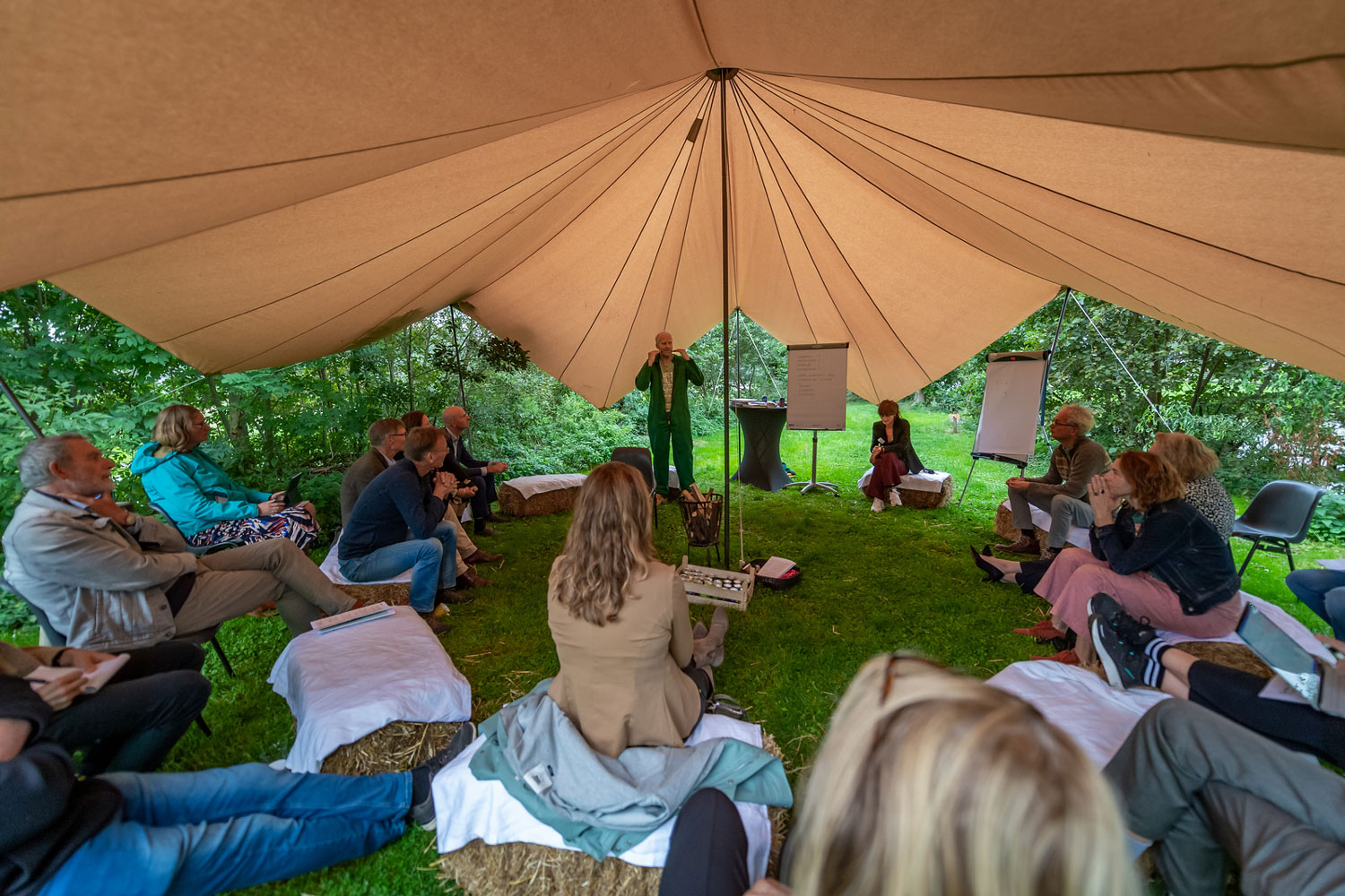 Vergaderen stretchtent | Boerderij De Boerinn