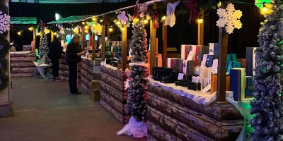 Kraampjes op de kerstmarkt