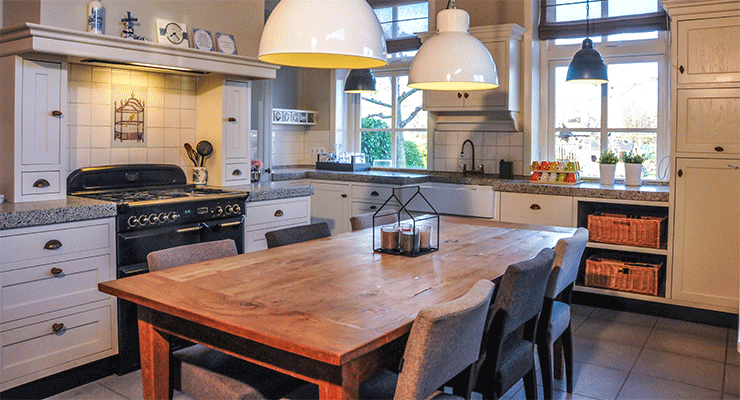 Kom vergaderen in de keuken van de Hoeve