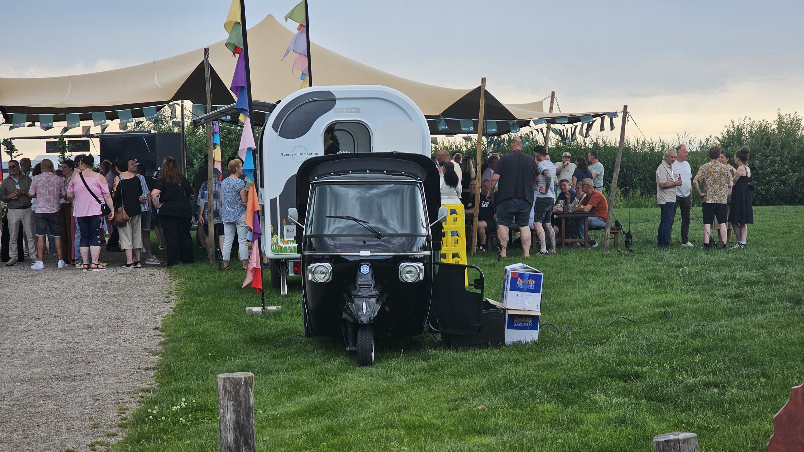 Foodtruck op personeelsfeest