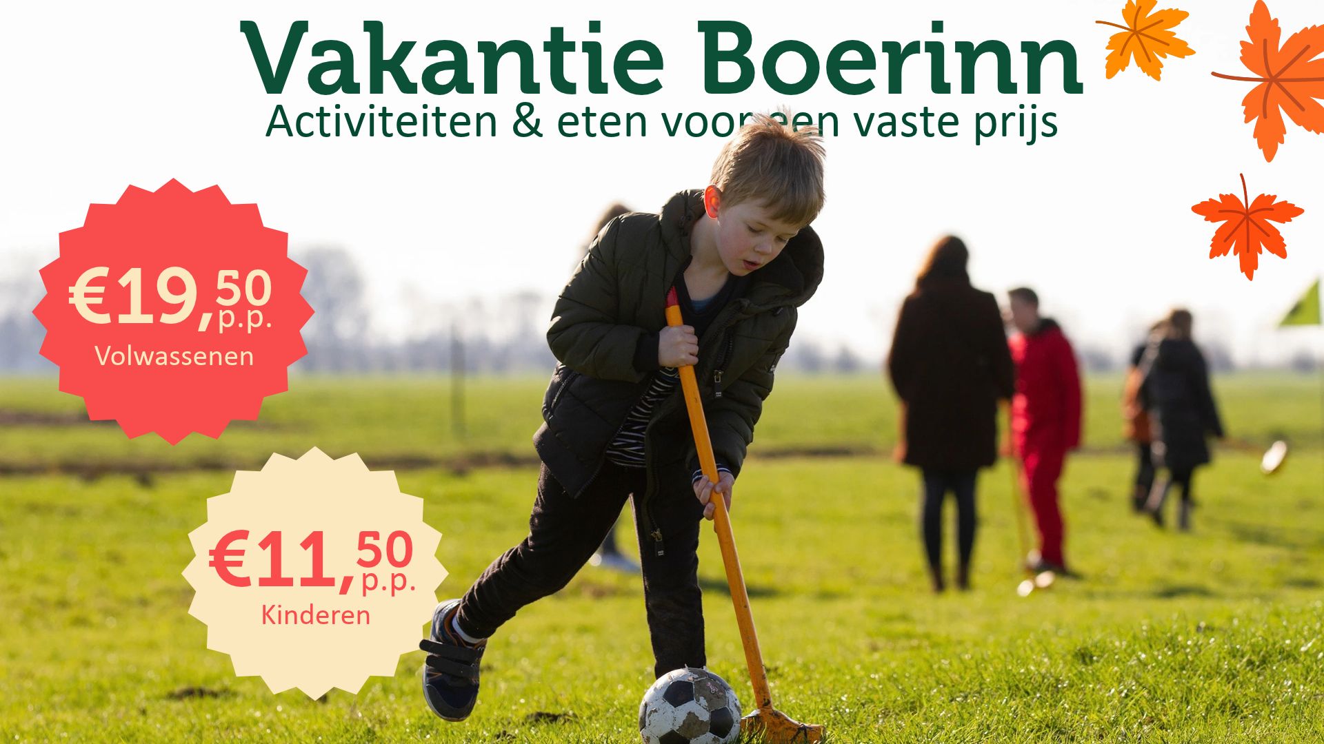 Vakantie Boerinn herfstvakantie