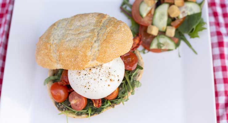 Broodje burrata