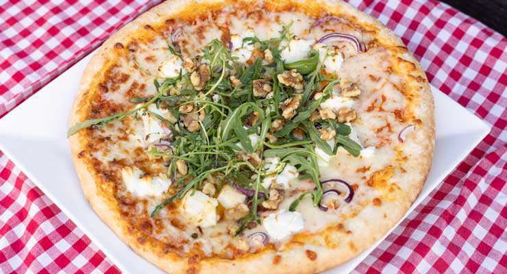 Pizza met rucola